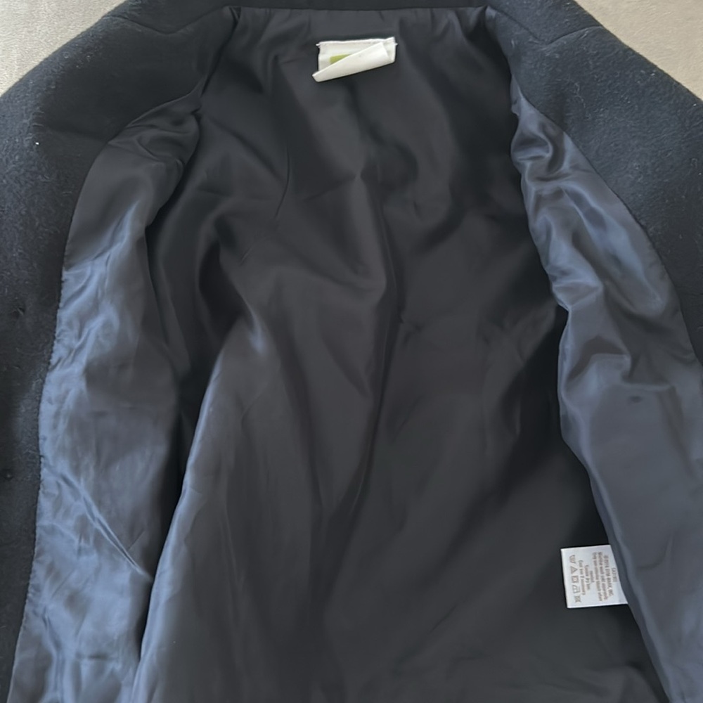 Boys 18-24 dress jacket coat winter peacoat double breasted lined felt - Picture 4 of 6